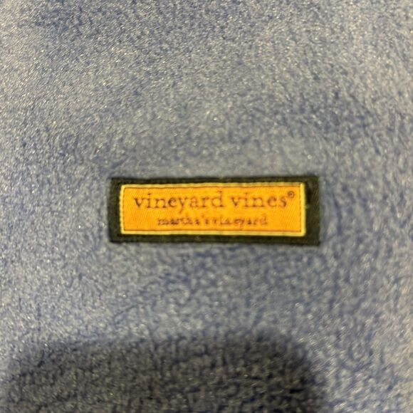 Vineyard VInes Quarter Zip Fleece Pullover Periwinkle Size Small - Picture 2 of 6